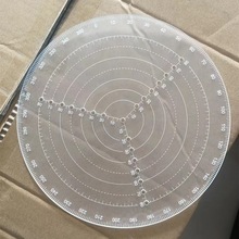 车旋定心尺车床木工工具车碗车圆木量尺找中心圆规手工画圆尺子