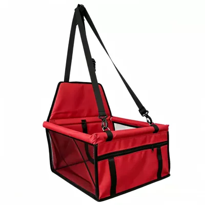 Pet Car Booster Seat Multi-function pad - red-enhanced-version-of-pvc-white-pipe