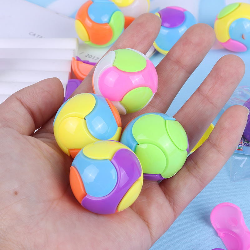 Bola de ensamblaje de inteligencia creativa para niños Trompeta mini rompecabezas bloque de bloques de construcción juguetes nostálgicos cubo de Rubik juguetes pequeños regalos
