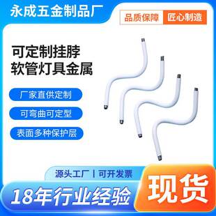 Customizable hanging neck fan hose lamp metal hose white charging clip table lamp shaping bracket goose