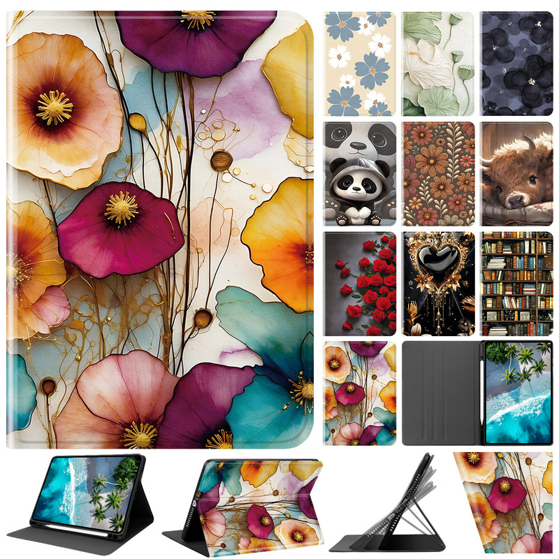 Suitable for Samsung Taba11 A9+ 11inch Stand Case S6 Lite S10 Fe+ Tablet Protective Case with Left Pen Slot Suitable for Samsung Taba11 A9+ 11inch Stand Case S6 Lite S10 Fe+ Tablet Protective Case with Left Pen Slot