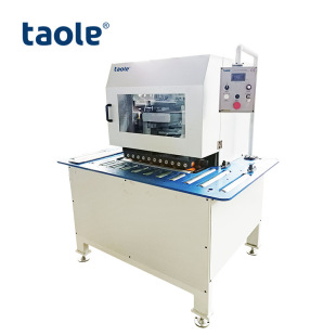 Double-sided chamfering machine TCM-SR3-D new chamfering machine automatic steel plate rounding machine