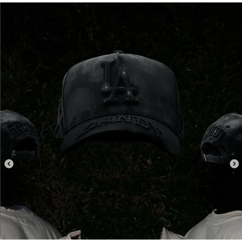 Tendencia transfronteriza hip hop Dandy Dandy sombrero con letras de diamante sombrero de pato doblado a lo largo del sombrero de béisbol image 174