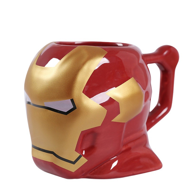 Estrictamente seleccionados Avengers Taza de cerámica Spider-Man Hulk Thor Iron Man Superman taza de café Taza de agua