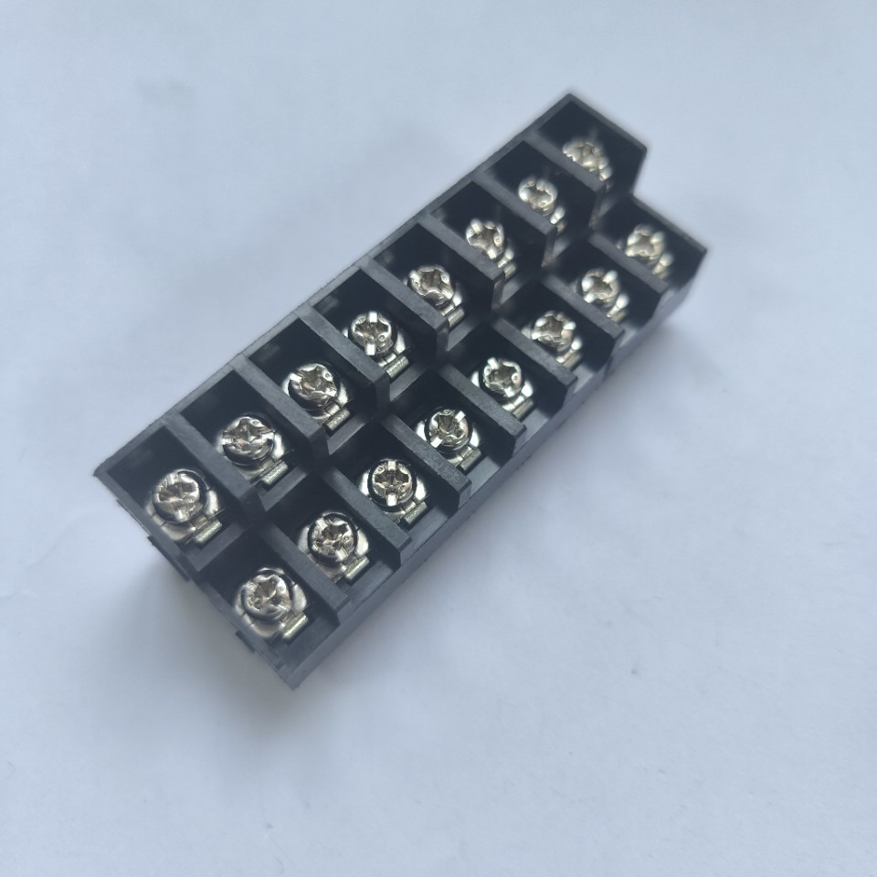 双层栅栏式接线端子8500HL高低位CY8500HL-8.5 2x8P双排接线柱