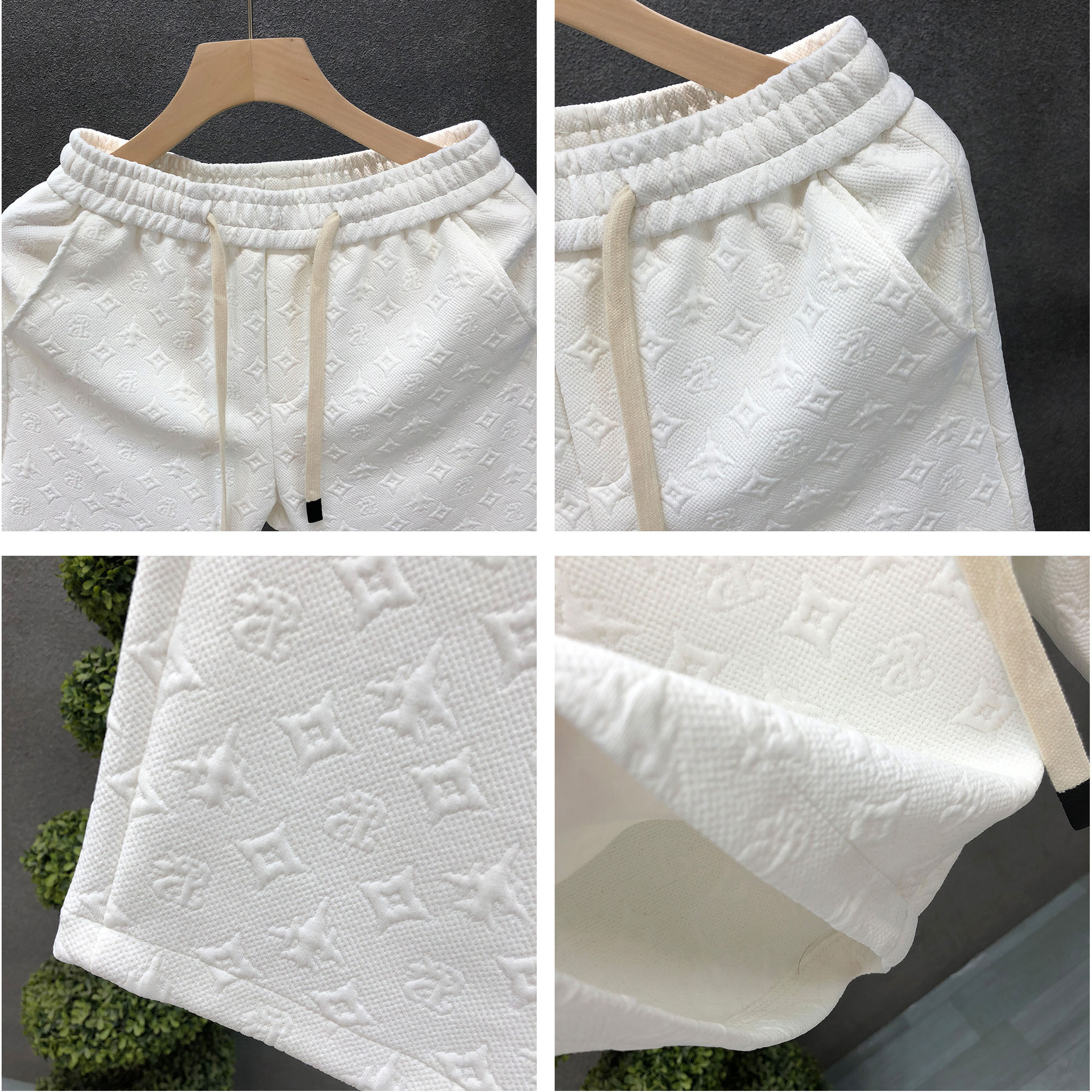 Pantalones cortos casuales de todo fósforo, pantalones de traje para hombre, pantalones de cinco puntos delgados de negocios de marca de moda, pantalones grandes rectos, comercio exterior, venta al por mayor transfronteriza