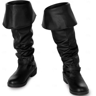 Amazon TEMU Cross-border Foreign Trade New European and American Medieval Renaissance Dark Punk Men's plus size Boots