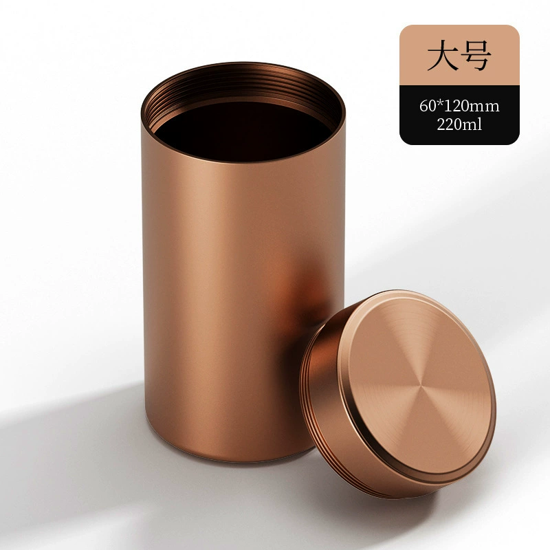 Metal handheld tea for traveling, big small box