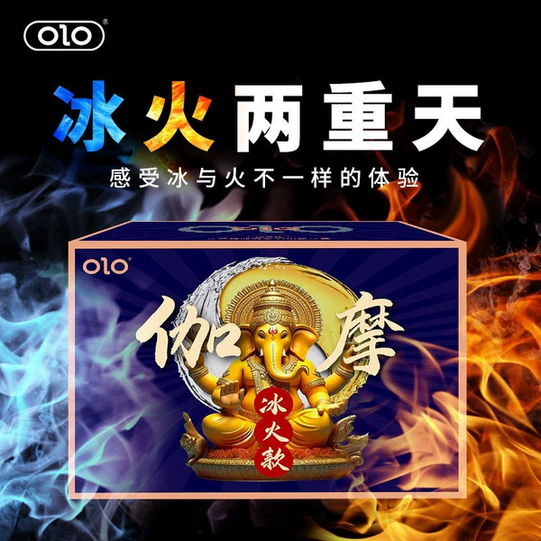 OLO Jamo Ice and Fire Condom Blue 10 Pack
