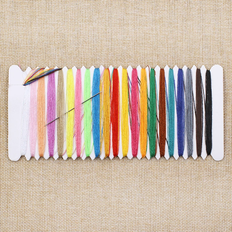 Нетканая доска для ниток ручной работы 21 цвет доска для швейных ниток швейная коробка ручной инструмент для вышивки иглой костюм для вышивки крестиком