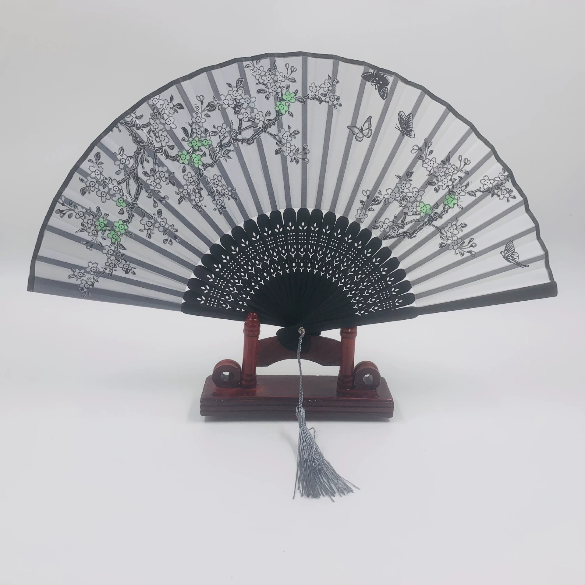 Folding Hand Fan Hanfu Style, Silk-screen Print, High-definition Patterns, Fine Workmanship