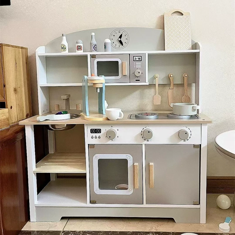 Деревянная игровая кухонная плита в японском стиле