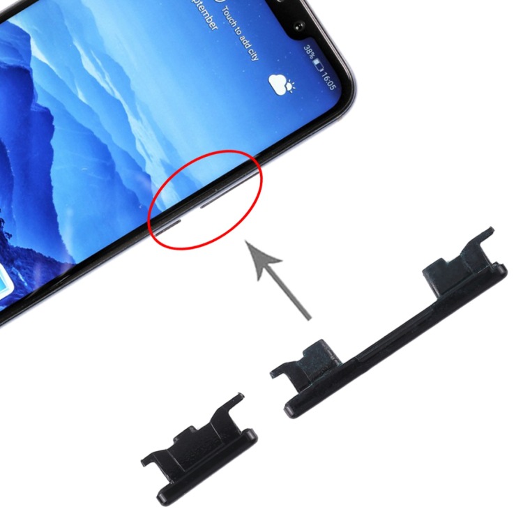 Para Huawei Mate 20 Lite Botón de volumen de arranque / Botón lateral