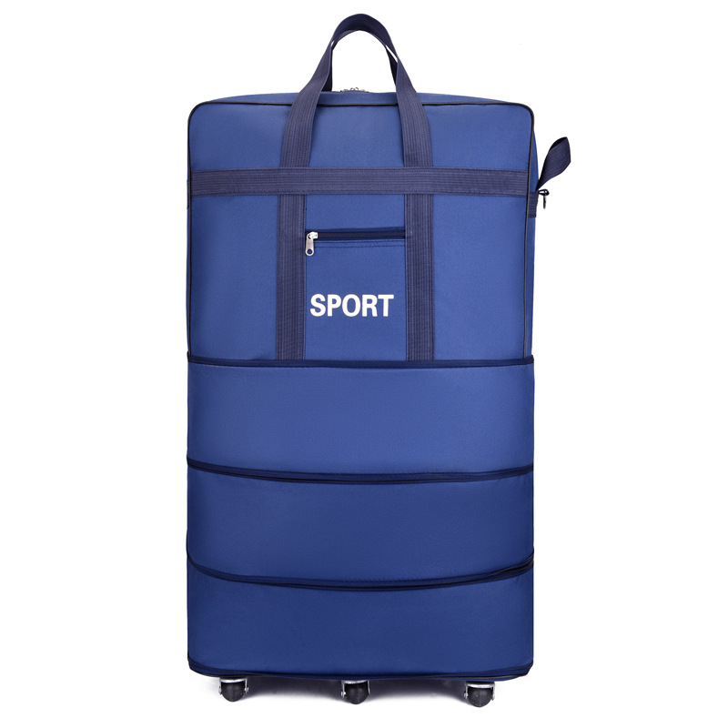 Bolsa de transporte aéreo plegable bolsa de equipaje de trabajo de gran capacidad para hombres de gran tamaño mochila bolsa de almacenamiento bolsa de equipaje con polea