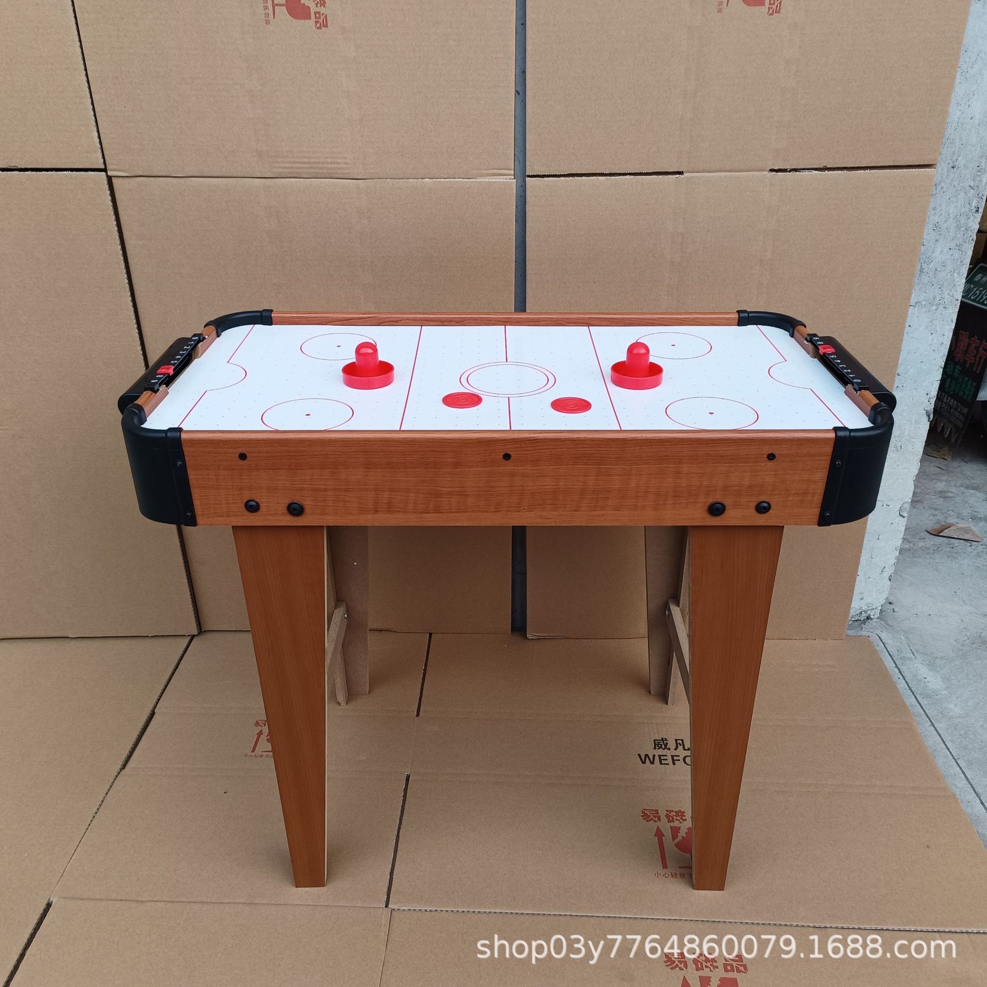 鼎力工厂生产儿童娱乐木质玩具高脚桌上冰球桌全国销售一件代发
