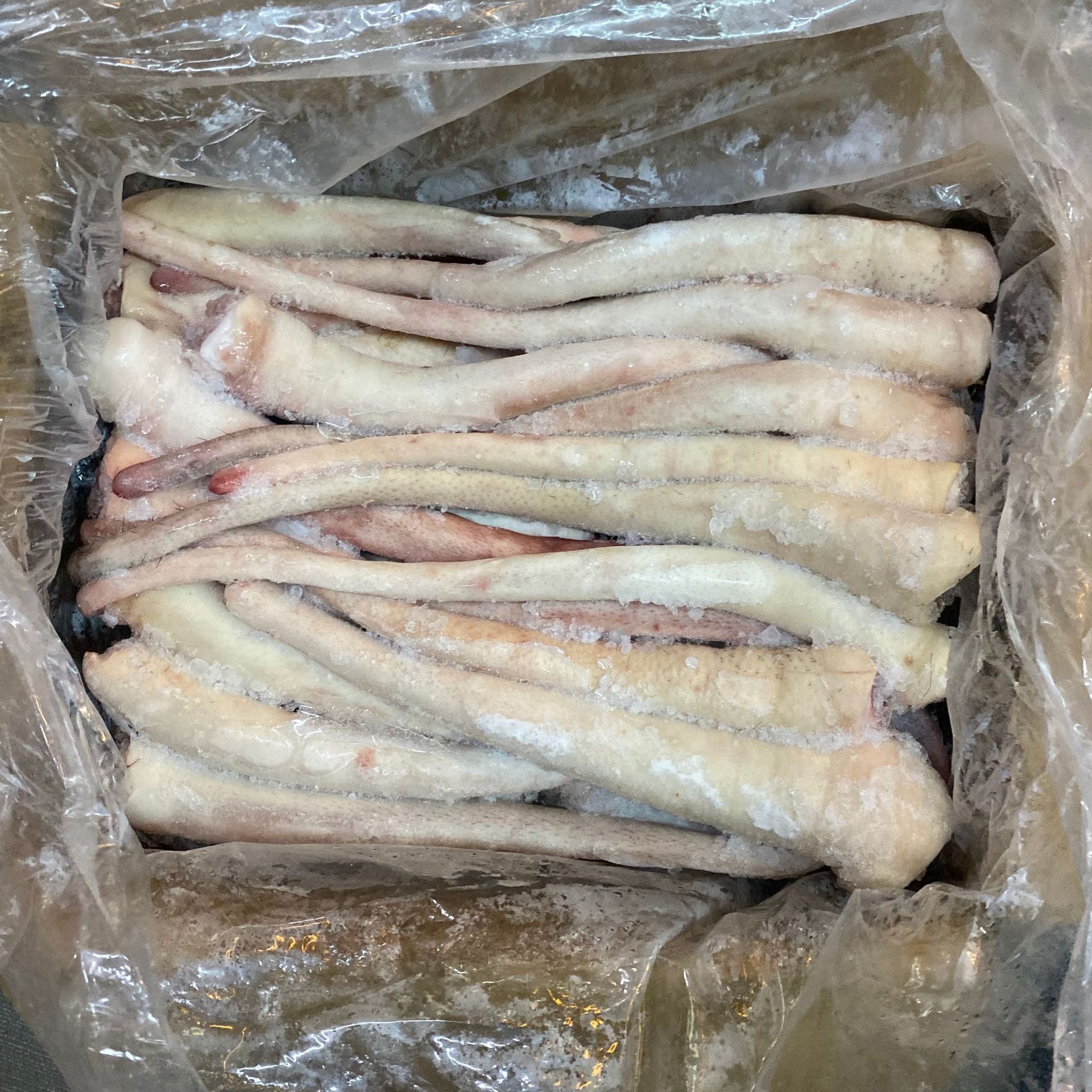 猪尾巴冷冻国产猪尾长猪尾巴商用卤水店烧烤酒店食材20斤箱商用