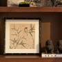 茶室书房展厅博古架装饰画