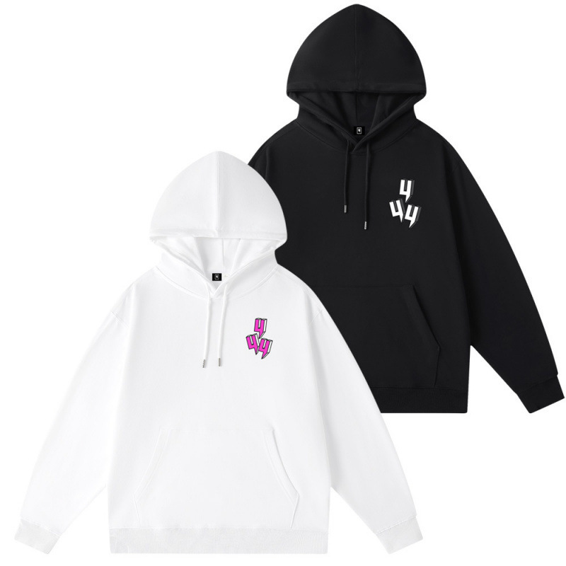 American-style heavy-weight fleece hooded sweatshirt, autumn and winter European and American trendy brand loose street-style jacket with letter print American-style heavy-weight fleece hooded sweatshirt, autumn and winter European and American trendy brand loose street-style jacket with letter print