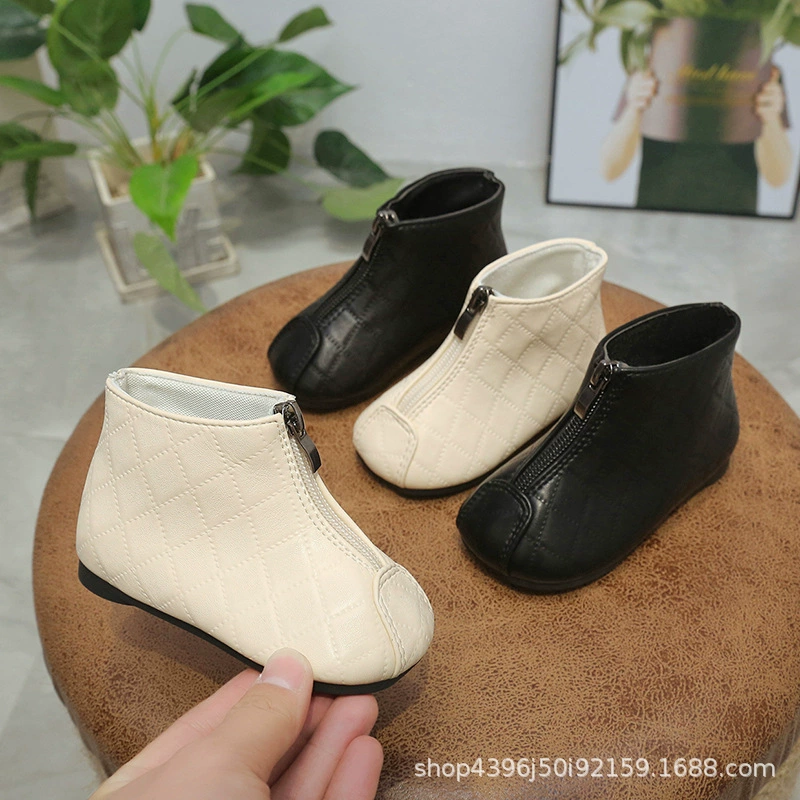 Children's footwear girl's, low boots for princess for early age, shoes, autumn, soft sole