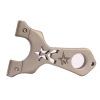 Stainless steel straight board cutting exemption outdoor competitive bow five -star No. 7