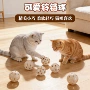 互动塑料猫咪宠物铃铛球