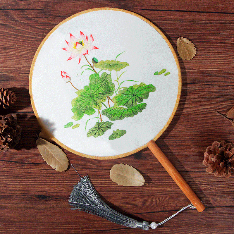 Bordado DIY auto bordado a mano principiante material de ventilador de banda banda banda de bordado cinta de bordado bolso de bordado su