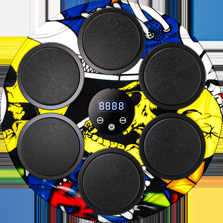 Bluetoothスマート音楽ボクシングターゲット、ボクシングトレーニングデバイス、壁掛けターゲット、格闘技パンチングマシン、反応ターゲット、フィットネス機器、カスタムメイド|undefined