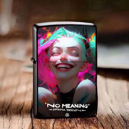 JOKER lighter F windproof metal kerosene windproof lighter movie character creative lighter