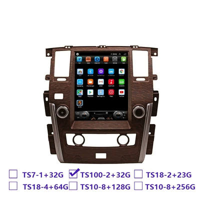 12.1inch Vertical Screen Android – DVD Navigation - t100-232-low-profile-mahogany-color-121inch
