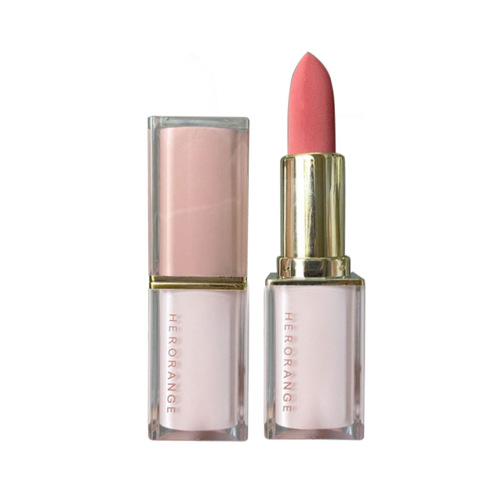 HERORANGE crystal square tube lipstick velvet matte matte long-lasting not easy to fade whitening lipstick for school girls