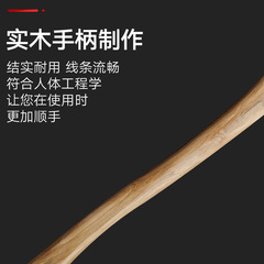 Stainless steel demolition ax fire-fighting ax outdoor mountain ax woodworking ax plus large tree felling wood splitter