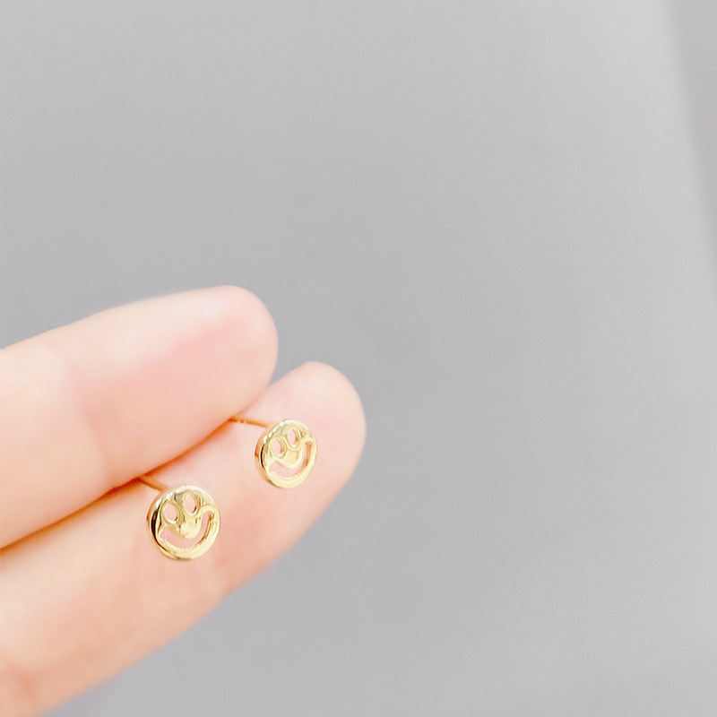 Glam Geometric Copper Plating Zircon Ear Studs 3 Pairs display picture 2