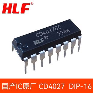 HLF CD4027BE Dual JK Trigger Chip In-line DIP16