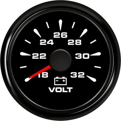 vehicle and ship modification: automobile instrument - black-frame-black-background-18-32v