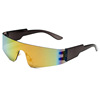 Sunglasses, men's sports fashionable glasses solar-powered, 2022, punk style