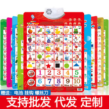 乐乐鱼有声挂图婴儿早教启蒙墙贴3-6岁儿童学拼音识汉字发声挂图