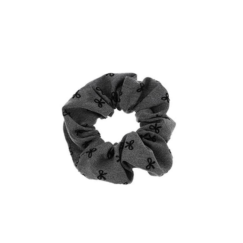 Anillo de pelo negro de intestino grueso 2025 nuevo tipo de correa de correa femenina de alta elasticidad cuerda de pelo duradera temperamento adulto cuerda de cabeza tocado