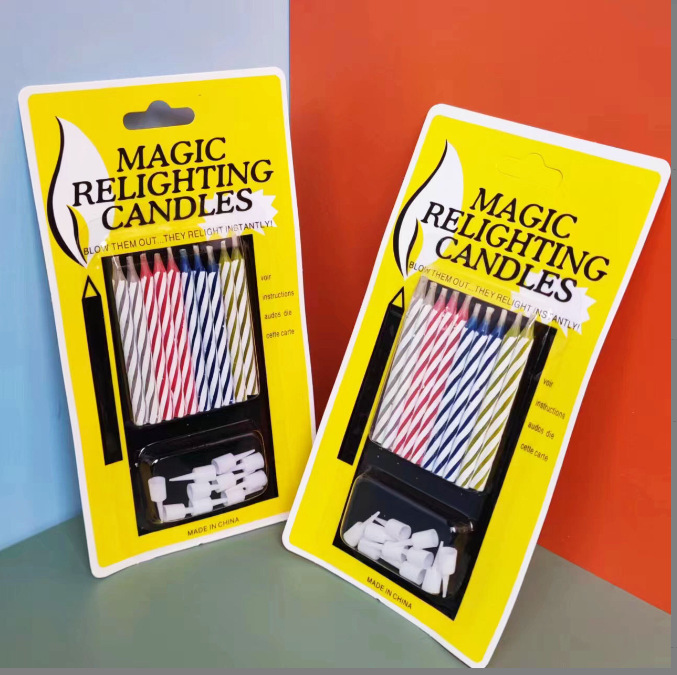 Artículos para fiestas de cumpleaños, velas inflables, accesorios de bendición, velas sorpresa para bromas de cumpleaños, velas inflables que no se apagan.