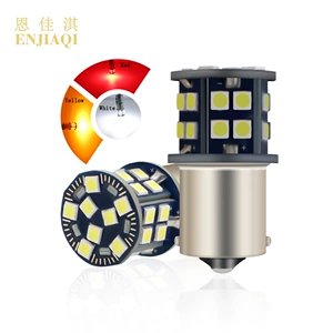 New Car Led Reversing Light 1156 Bau15S T20 3030 28Smd High Brightness Turn Signal Brake Light