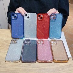 メッキリンゴ15promaxソフトケースはiphone12瞳影閃粉14pro携帯ケース卸売りに適している