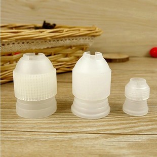 Decorating Nozzle Adapter Cake Cream Decorating Adapter Connector for Squeezing Cream Baking Tools Small Medium Large Size