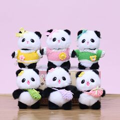 网红毛衣小熊猫挂件大熊猫可爱毛绒玩具公仔包包挂饰钥匙扣布娃娃