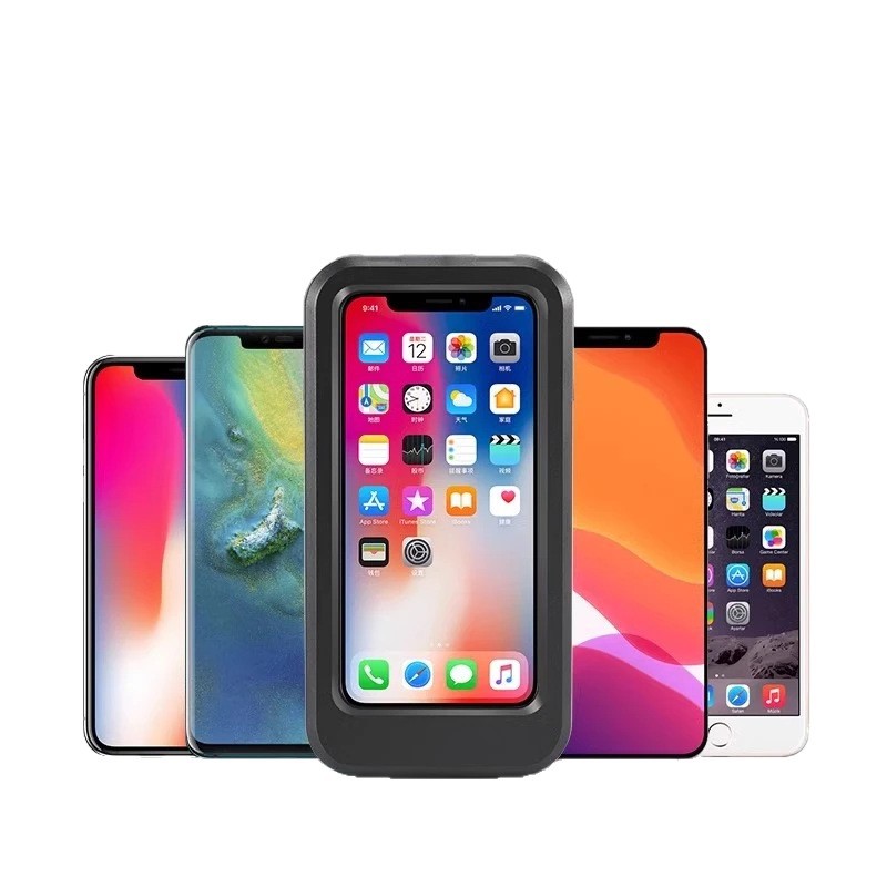 [Nuevo] Soporte para teléfono móvil de motocicleta eléctrica para llevar navegación a prueba de golpes e impermeable soporte para teléfono móvil bicicleta sólido