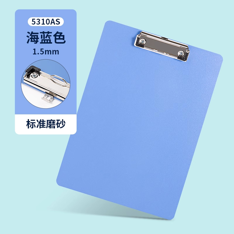 Carpeta de abrazadera de tablero a4 de escritura de estudiantes papel de prueba de tablero duro de papel