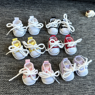 Shoes Can Be 7cm Blind Box Canvas Shoes Standing Casual Pendant Labubu Versatile Third Generation Ready Stock 1 12