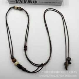 新款女式腰链新中式双珠打结裙子衬衫时尚夏百搭腰带批发