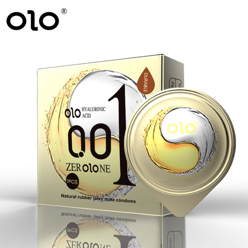 OLO hyaluronic acid condoms long-lasting ultra-thin particles female condoms adult products wholesale factory foreign trade byt