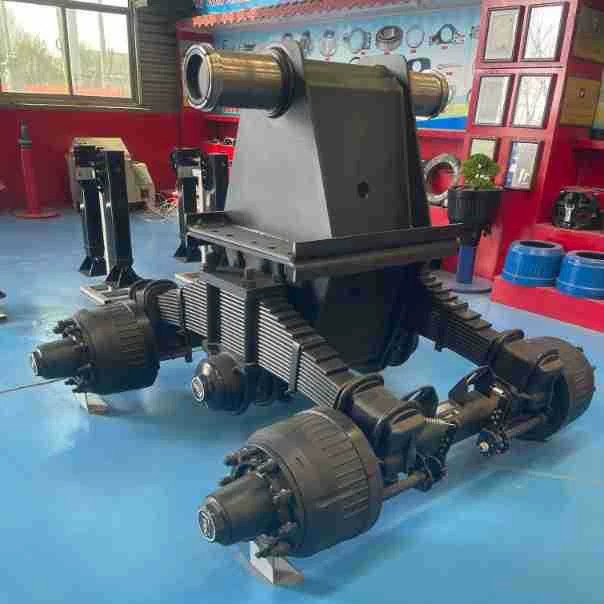 Трансграничная поставка осей для полуприцепов с барабанными тормозами, мостов для грузовиков в немецком, американском и европейском стиле от производителя.