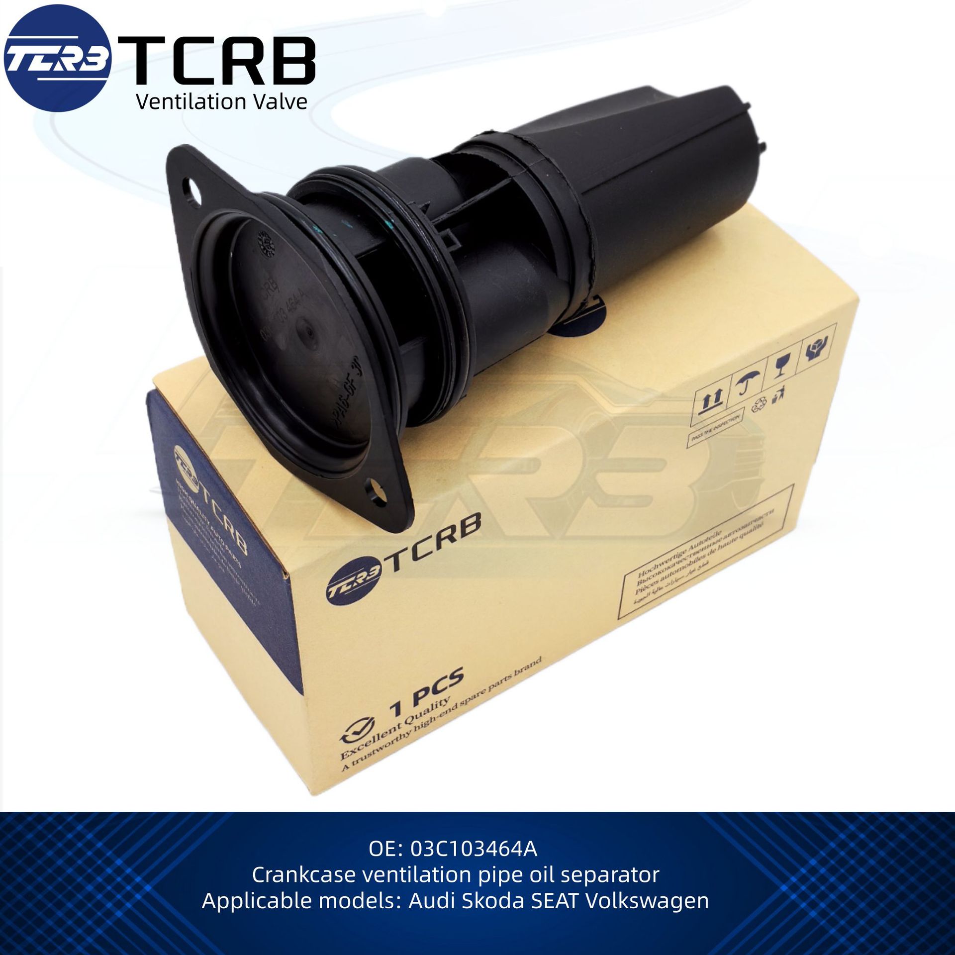 Cross-border bestseller 03C103464A suitable for Volkswagen Passat Golf oil-water separator crankcase ventilation valve