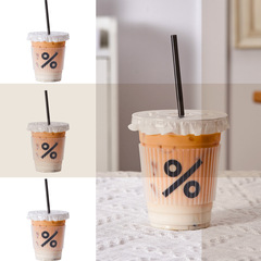 網紅一次性奶茶杯外帶打包杯加厚透明自製冷飲杯家用咖啡塑料杯子